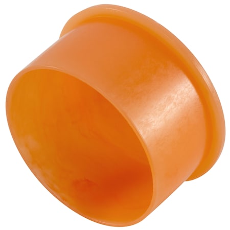 CAP EZ PIPE ORANGE LDPE, 500PK